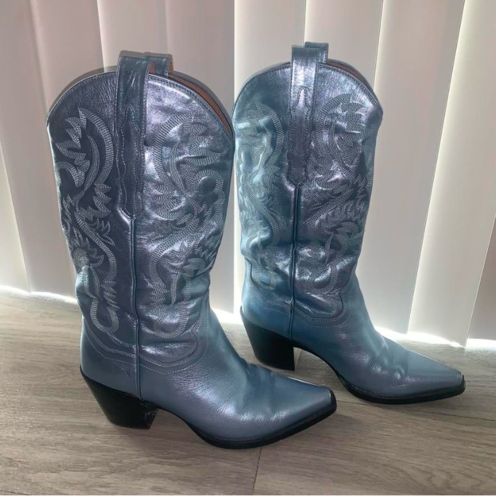 Size 8, Jeffrey Campbell, Metallic Blue